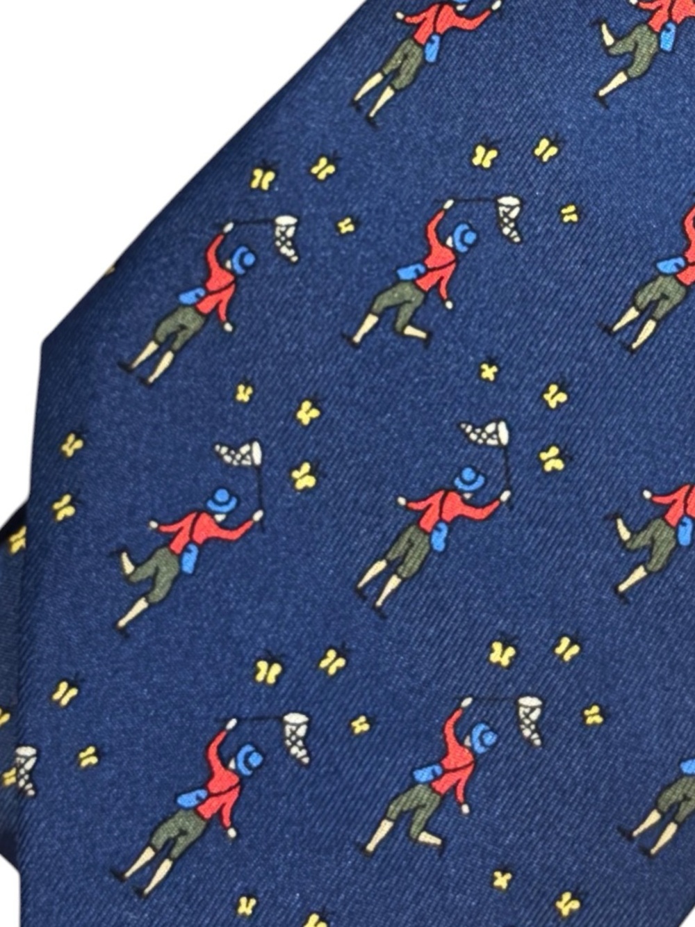 HERMÈS silk tie